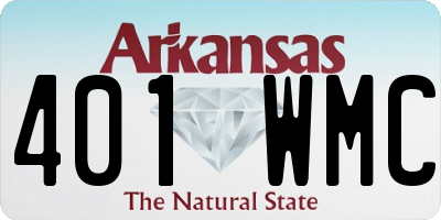 AR license plate 401WMC