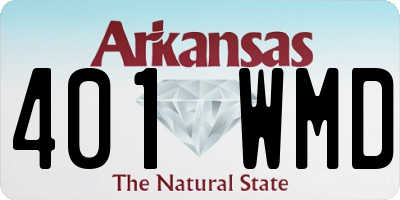AR license plate 401WMD
