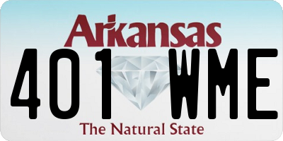 AR license plate 401WME