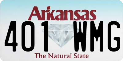 AR license plate 401WMG