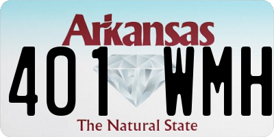 AR license plate 401WMH