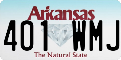 AR license plate 401WMJ