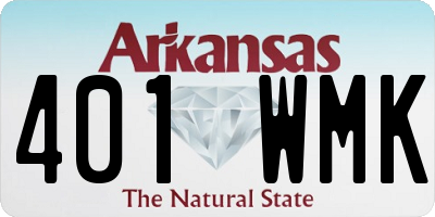 AR license plate 401WMK