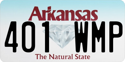 AR license plate 401WMP