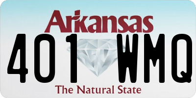 AR license plate 401WMQ