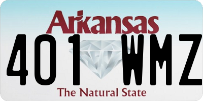 AR license plate 401WMZ