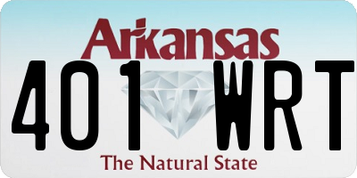 AR license plate 401WRT