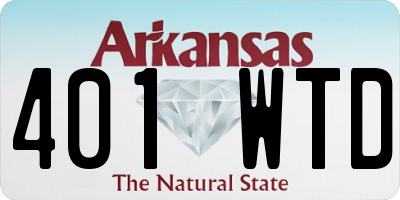 AR license plate 401WTD