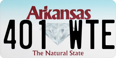 AR license plate 401WTE