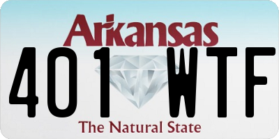 AR license plate 401WTF