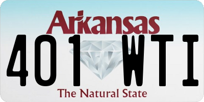 AR license plate 401WTI