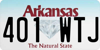 AR license plate 401WTJ