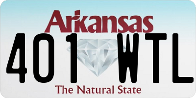 AR license plate 401WTL