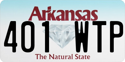 AR license plate 401WTP