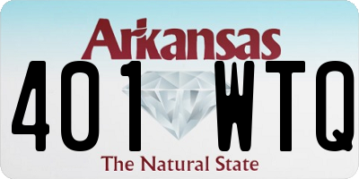 AR license plate 401WTQ
