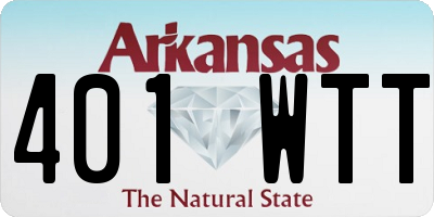 AR license plate 401WTT