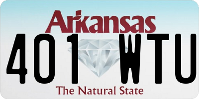 AR license plate 401WTU