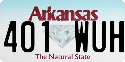 AR license plate 401WUH