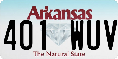 AR license plate 401WUV