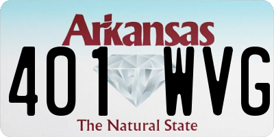 AR license plate 401WVG