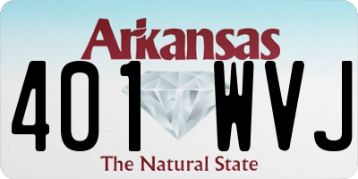 AR license plate 401WVJ