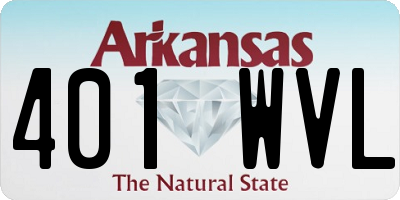 AR license plate 401WVL