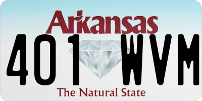 AR license plate 401WVM