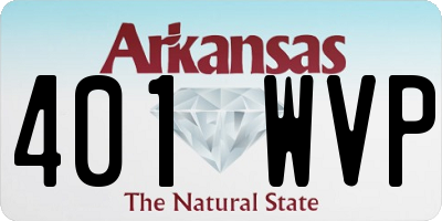 AR license plate 401WVP