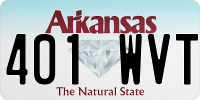 AR license plate 401WVT