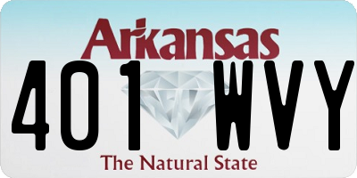 AR license plate 401WVY