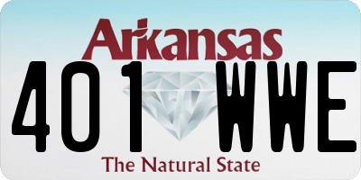 AR license plate 401WWE