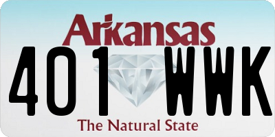 AR license plate 401WWK