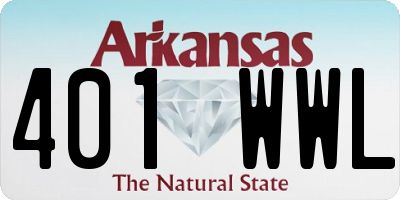 AR license plate 401WWL