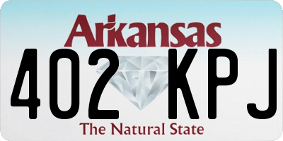 AR license plate 402KPJ