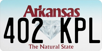 AR license plate 402KPL