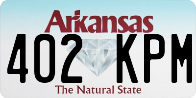 AR license plate 402KPM