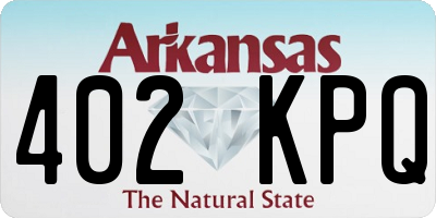 AR license plate 402KPQ