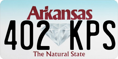 AR license plate 402KPS