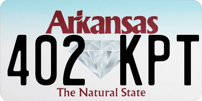 AR license plate 402KPT