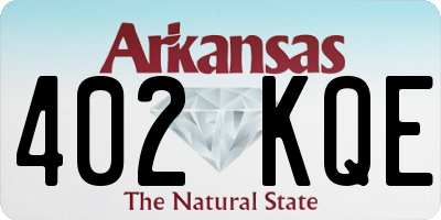 AR license plate 402KQE