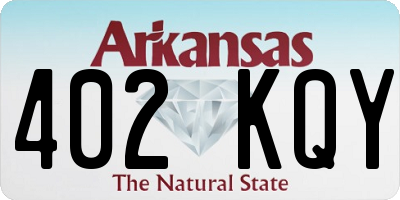 AR license plate 402KQY