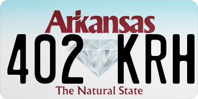 AR license plate 402KRH
