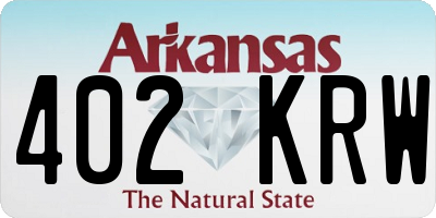 AR license plate 402KRW