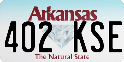 AR license plate 402KSE