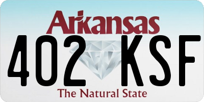 AR license plate 402KSF