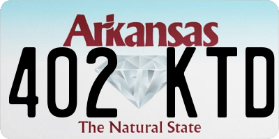 AR license plate 402KTD