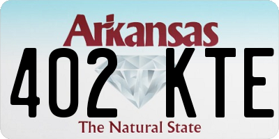 AR license plate 402KTE