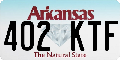 AR license plate 402KTF
