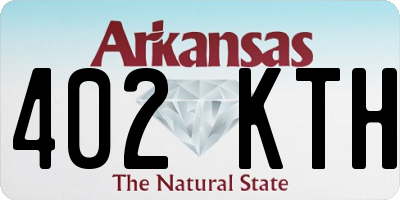 AR license plate 402KTH