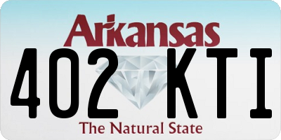 AR license plate 402KTI